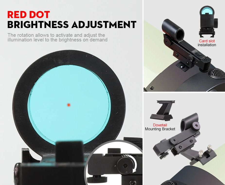 Celestron Red Dot Finder Pointer Star 80EQ SE SLT Series Telescope Accessories