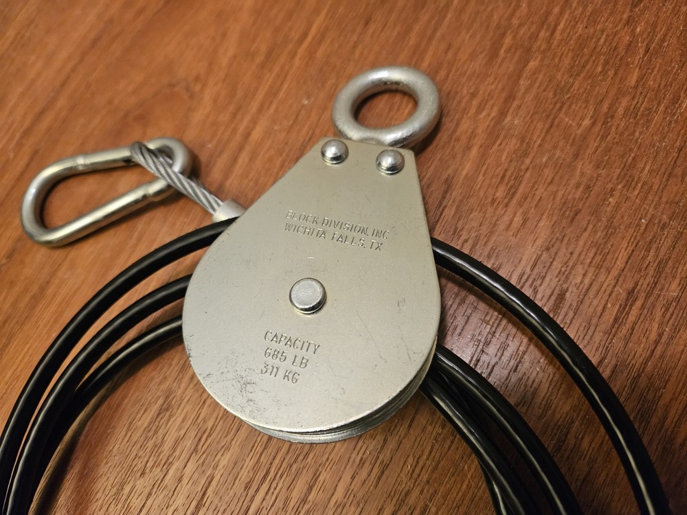 Pulley And Cable From Spud Inc System