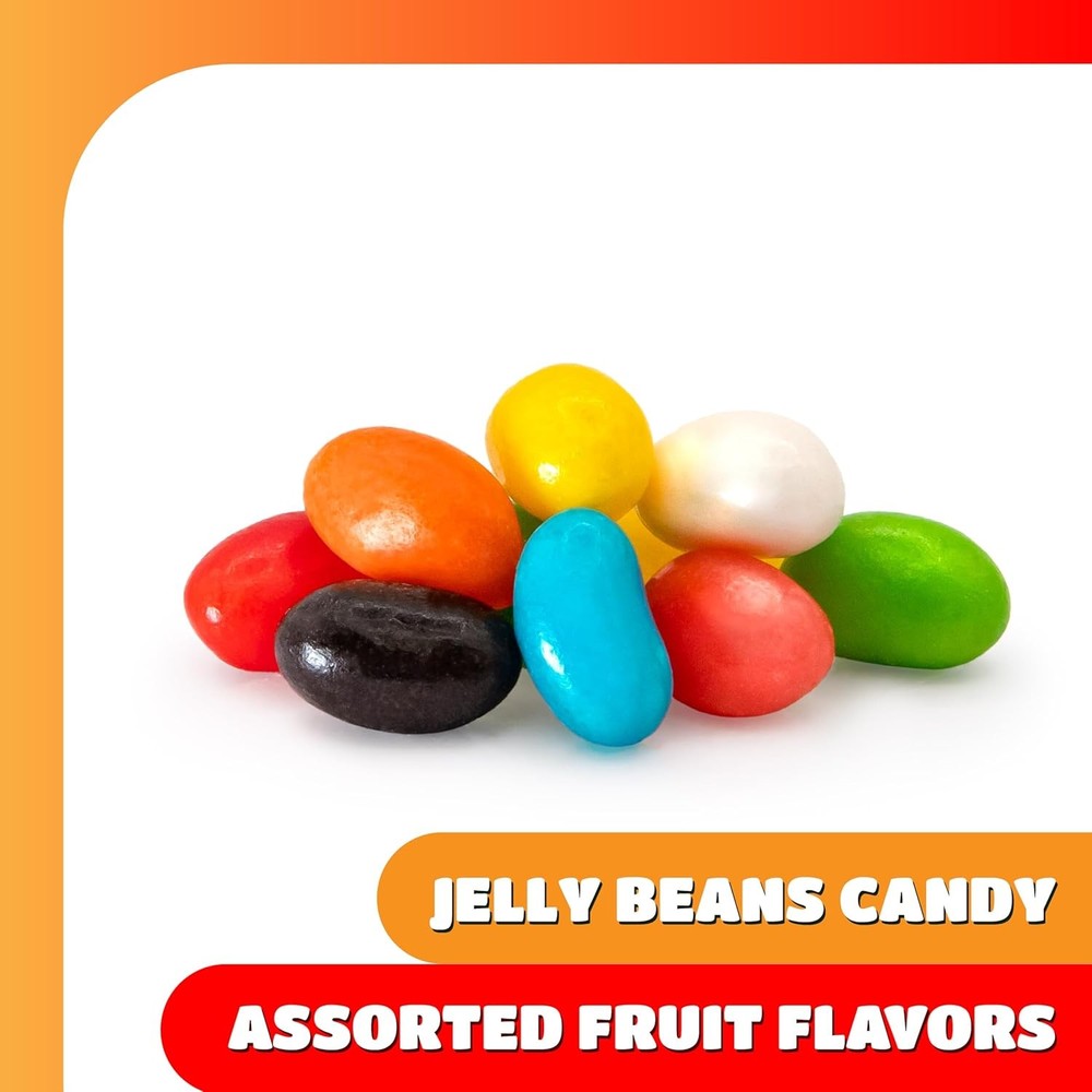 Jelly Beans - 2 Pound Pack - Easter Candy - Assorted Fruit & Licorice Flavors
