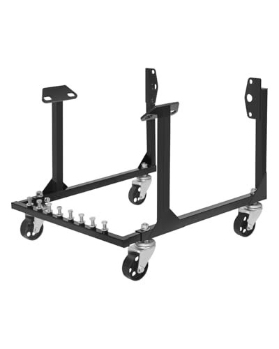 Heavy Duty Rolling Engine Cradle Stand with Wheels, 750 LBS Capacity, Chevy Comp