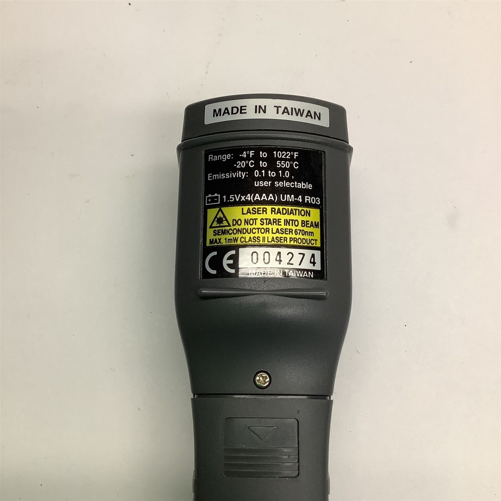 Used Nice Extech 403265 High Temperature IR Probe Meter W/ Pouch U9-1