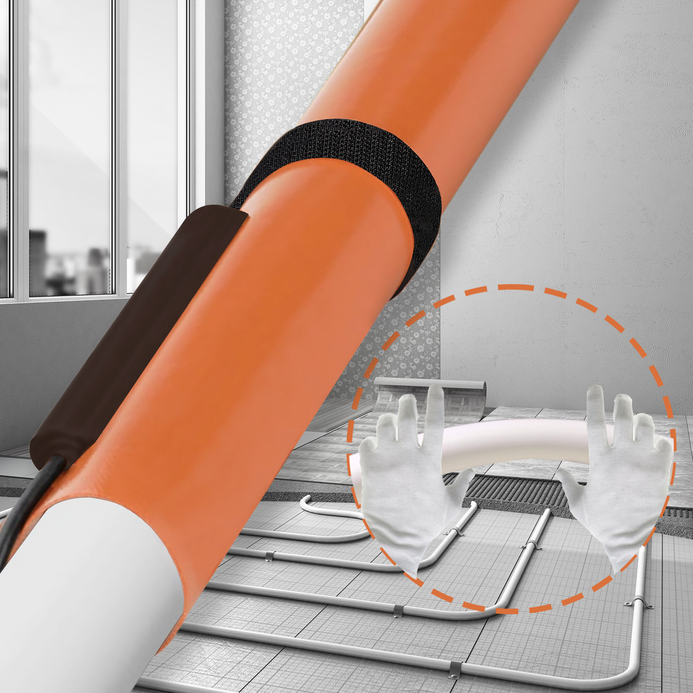 Silicone PVC Heating Blanket for ½"-1½" Conduit, 120V