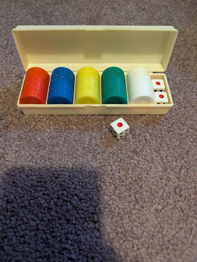 Vintage Waco Auto-Shooter Craps Table Complete Automatic Dice Roller Box Works