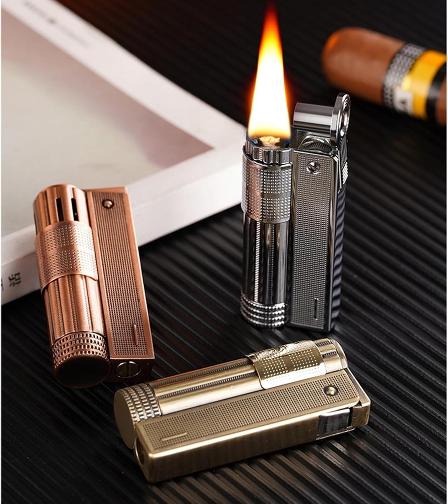 Jet Torch Butane Creative Paraffin Lighter, Flint Vintage, Digging, Lighter for