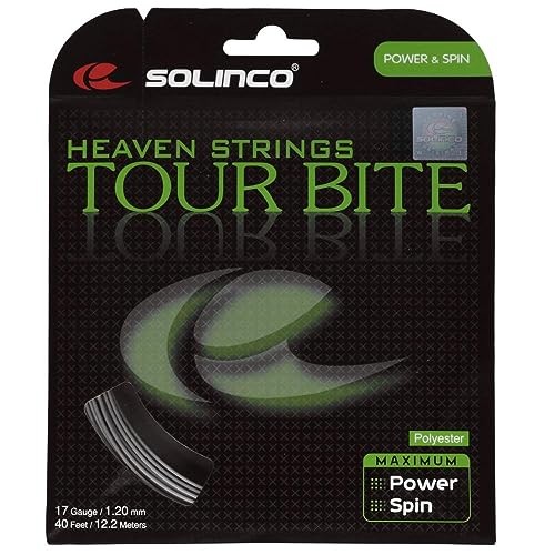 Solinco Tour Bite (17-1.20mm) Tennis String (Silver)