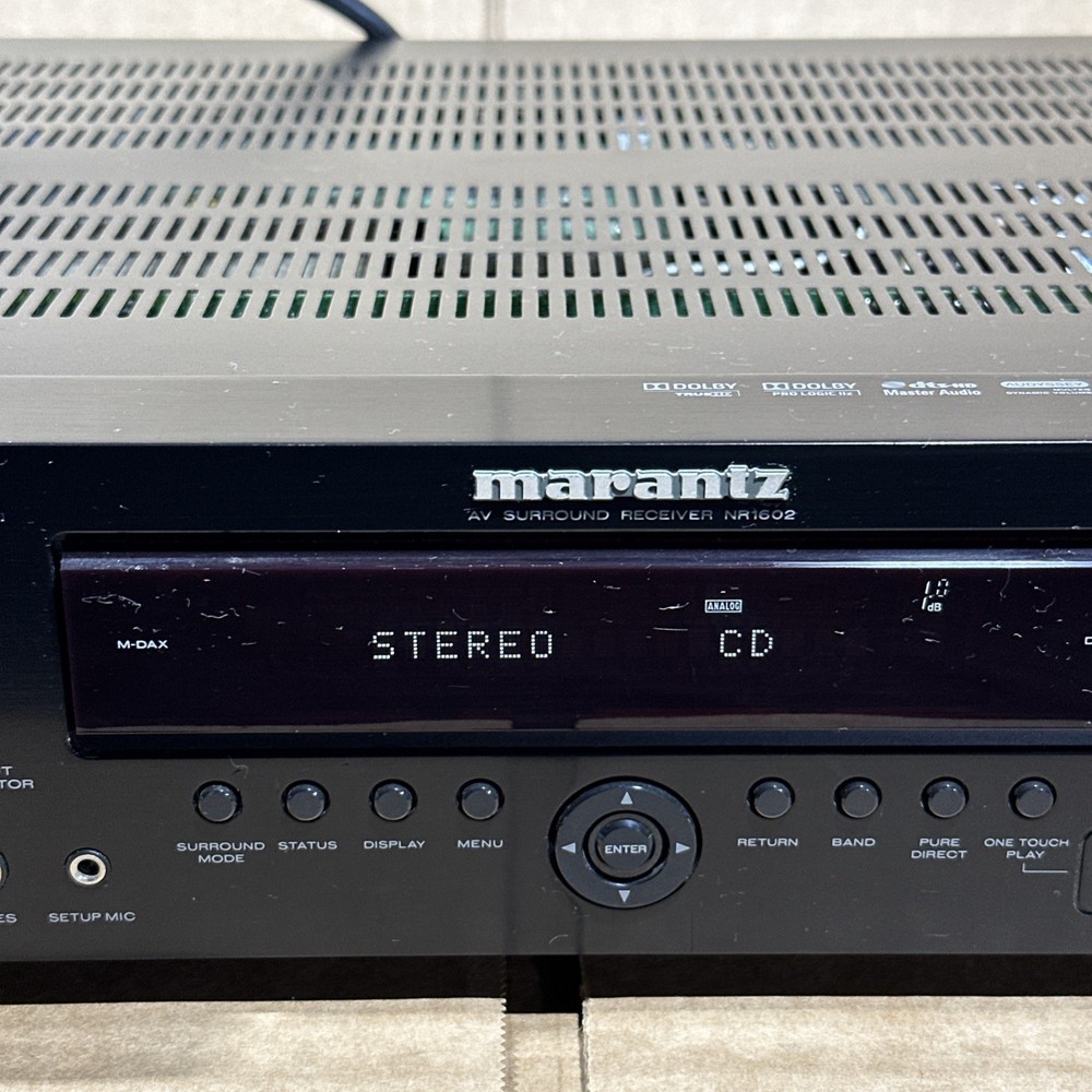 MARANTZ AV SURROUND RECEIVER NR1602 W/ CONTROL