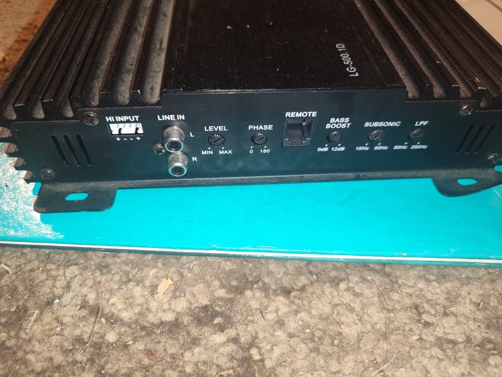 generic mono 500 watt car amplifier