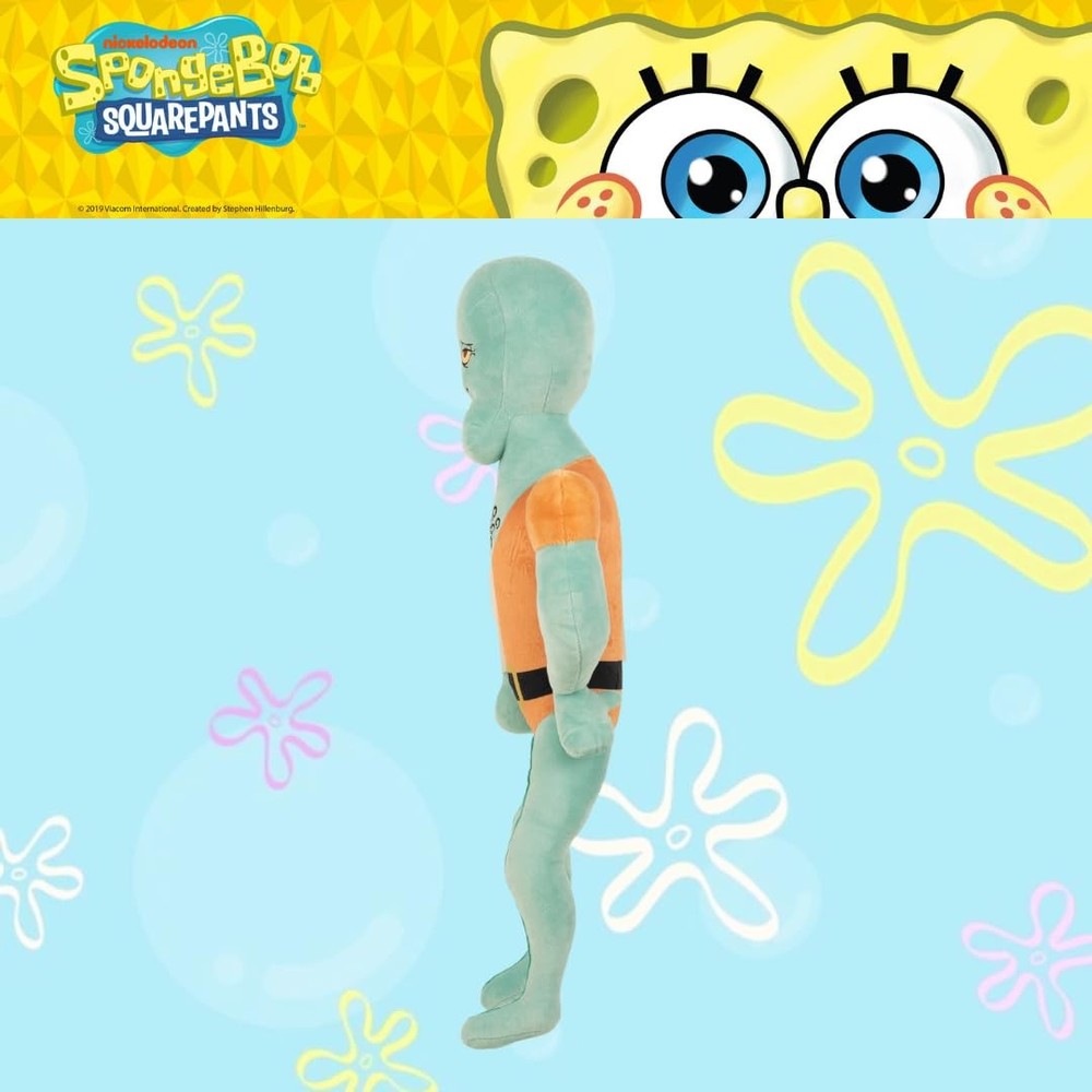 Spongebob Squarepants Handsome Squidward Cuddle Pillow - Officially Licensed