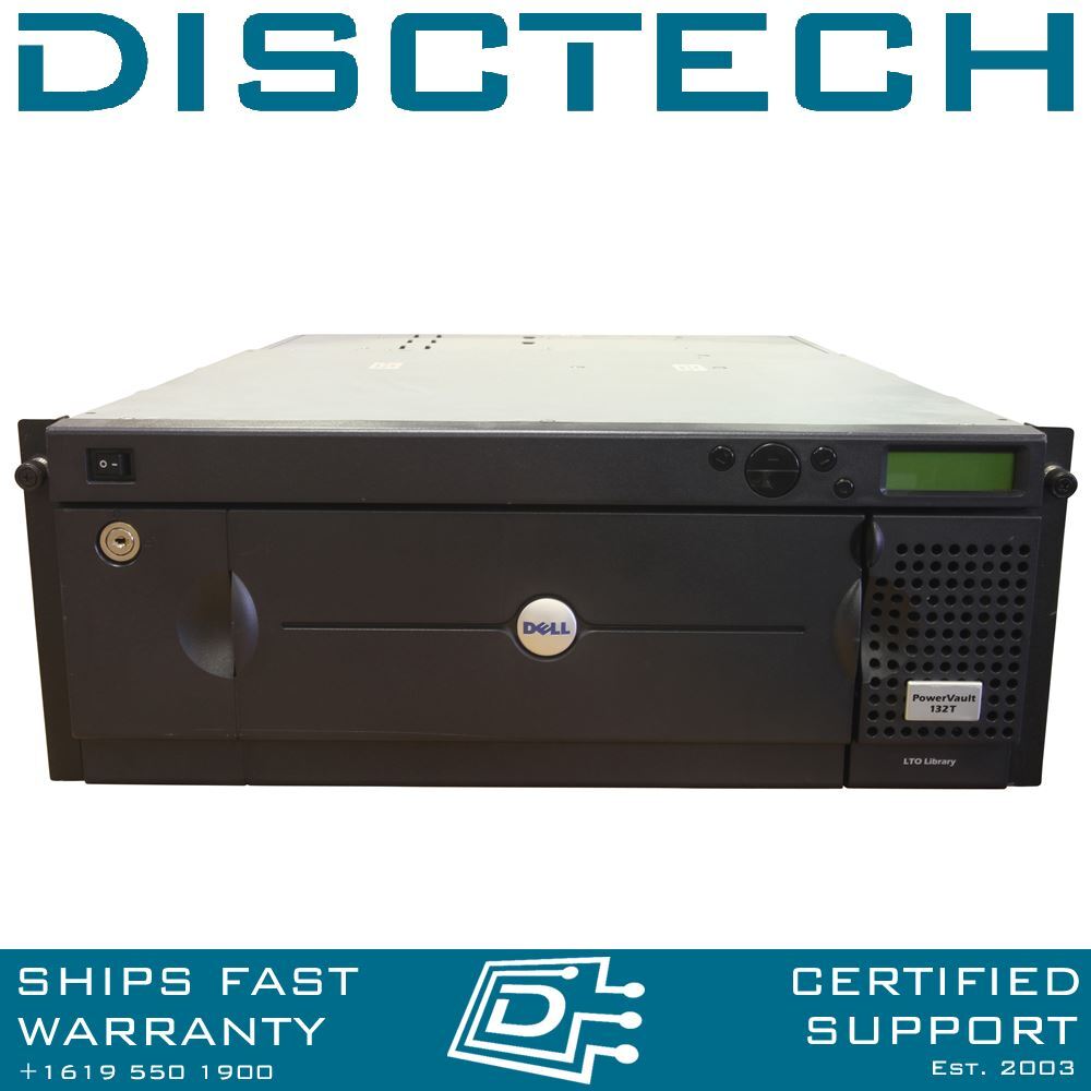 Dell PowerVault 132T LTO Rack Mountable Library Chassis