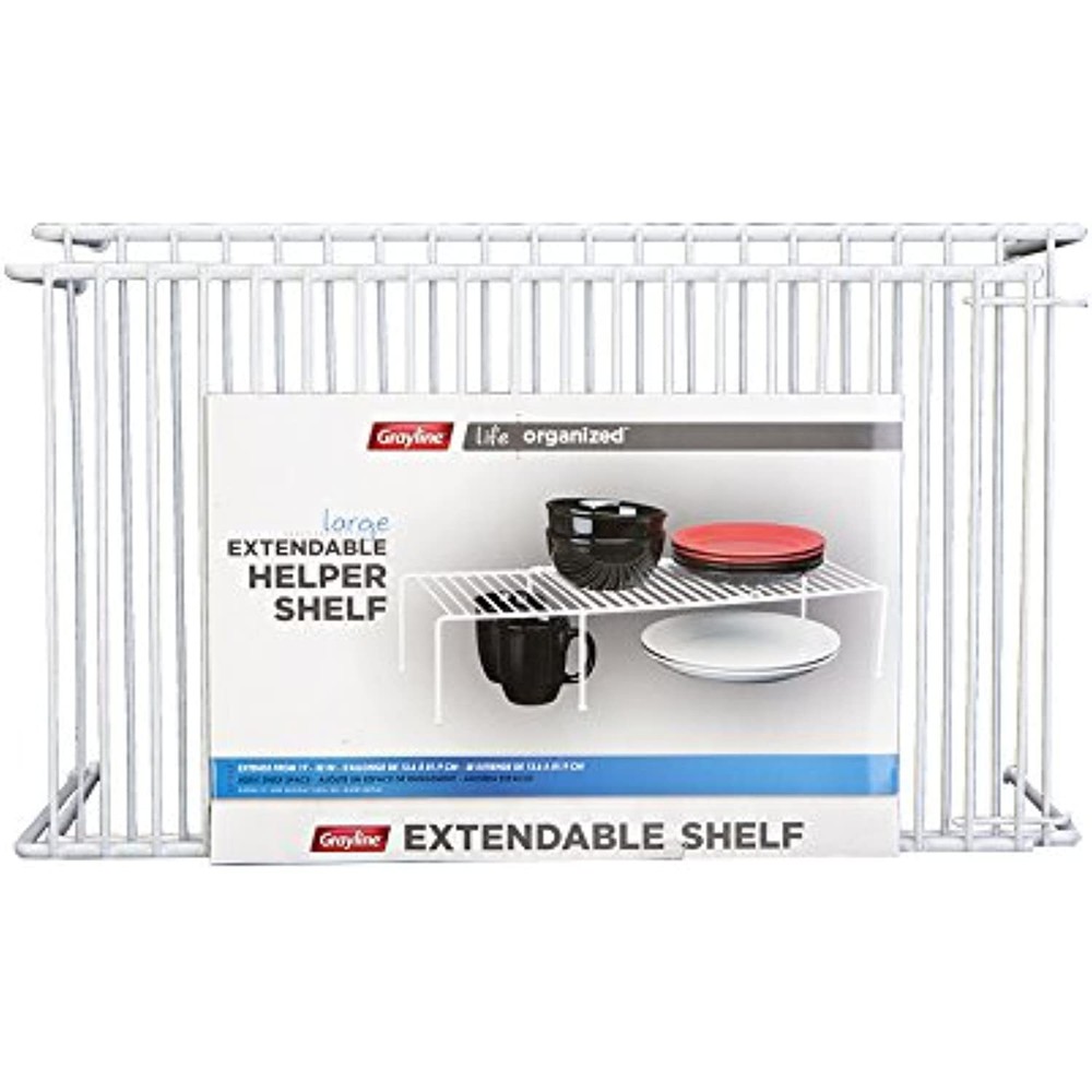Grayline Extendible Super Helper Dish Shelf