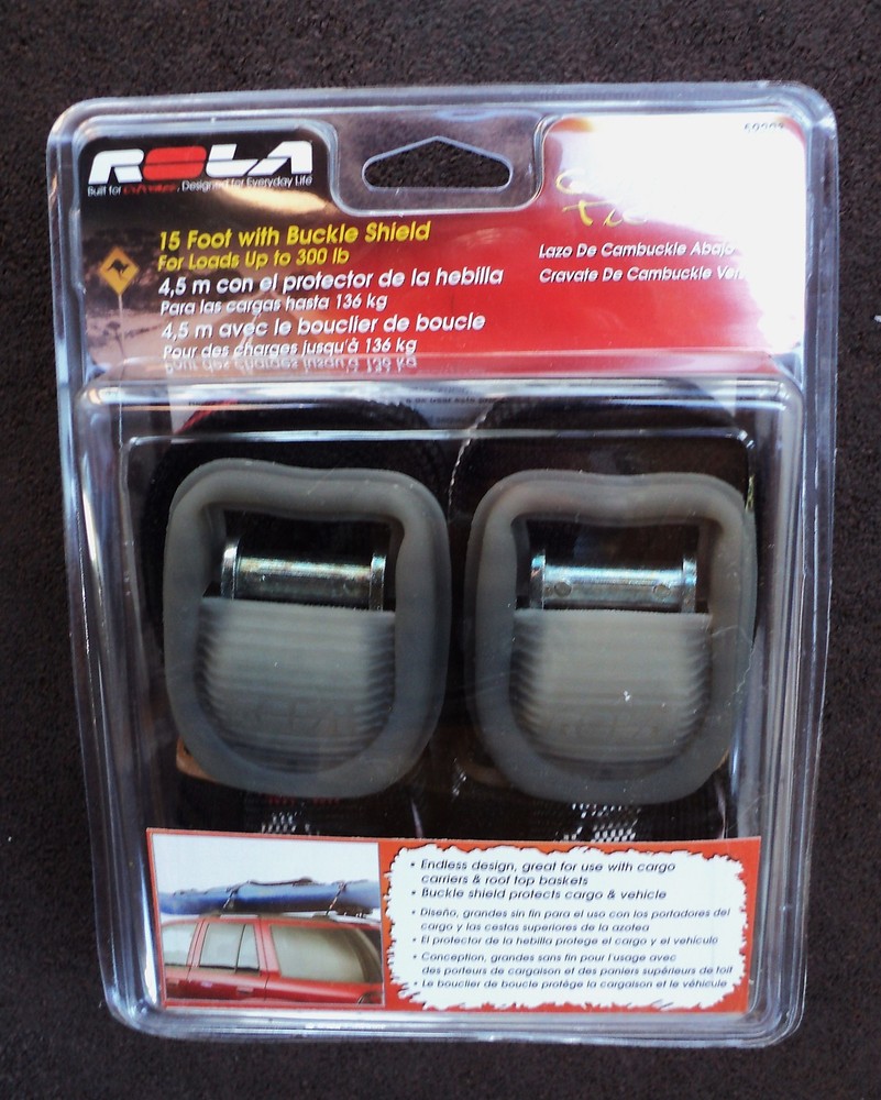 Rola 15 Foot Cam-Buckle Tie Downs  2 - Pack