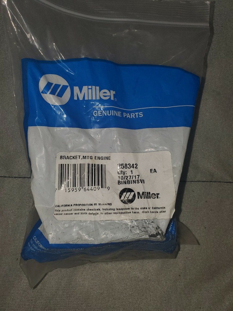 Miller 258342 Bracket Mtg Engine