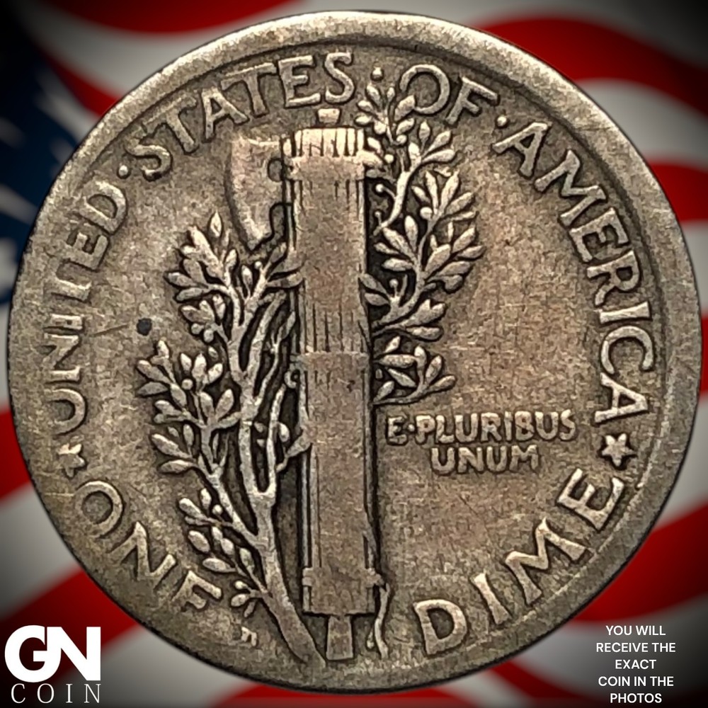 1921 D Mercury Dime Z3738