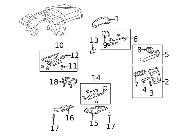Genuine GM Trim Molding 25809647
