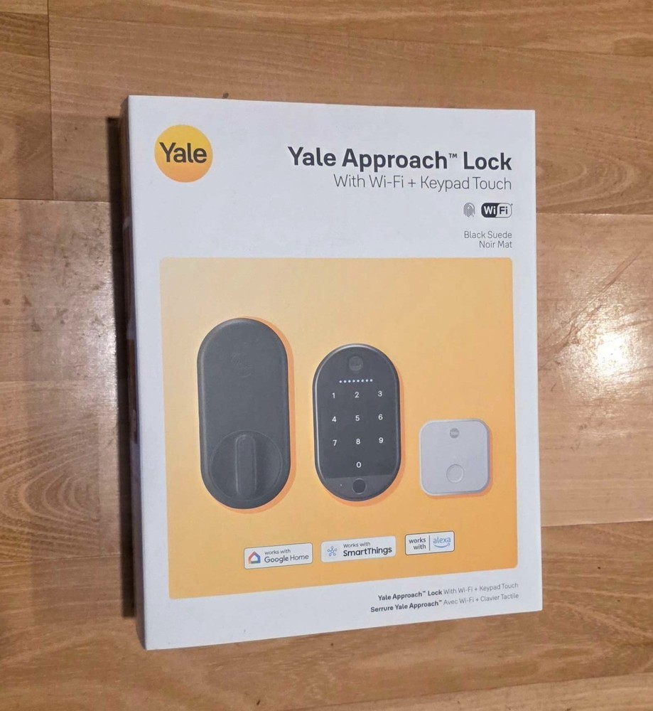 Yale Approach Smart Lock Wi-Fi Bluetooth Deadbolt Keypad Black