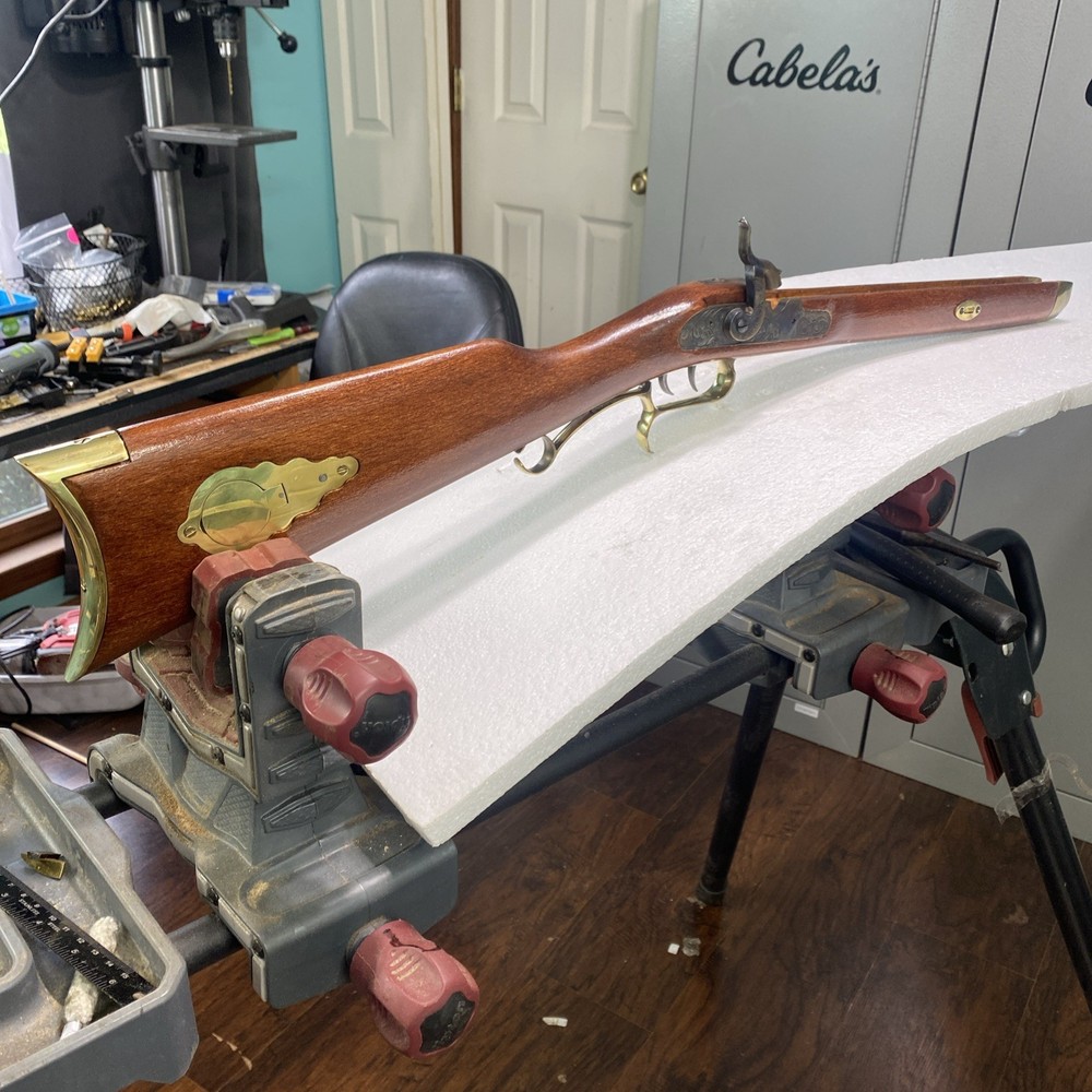 CVA Hawken Muzzleloader Stock 15/16” Complete with Engraved Lock.
