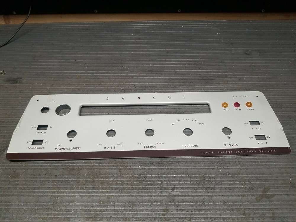 Sansui Af-350 Face Plate