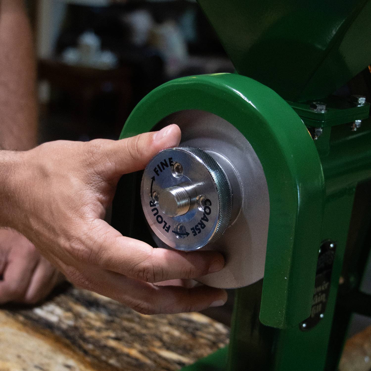 Lehman's Manual Power Grain Mill, Grinds Any Dry Grain to Flour, 6 Cup Capacity