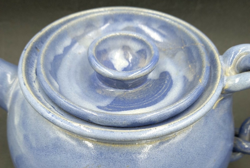 Hand Made Glazed Pottery Tea Pot Teapot