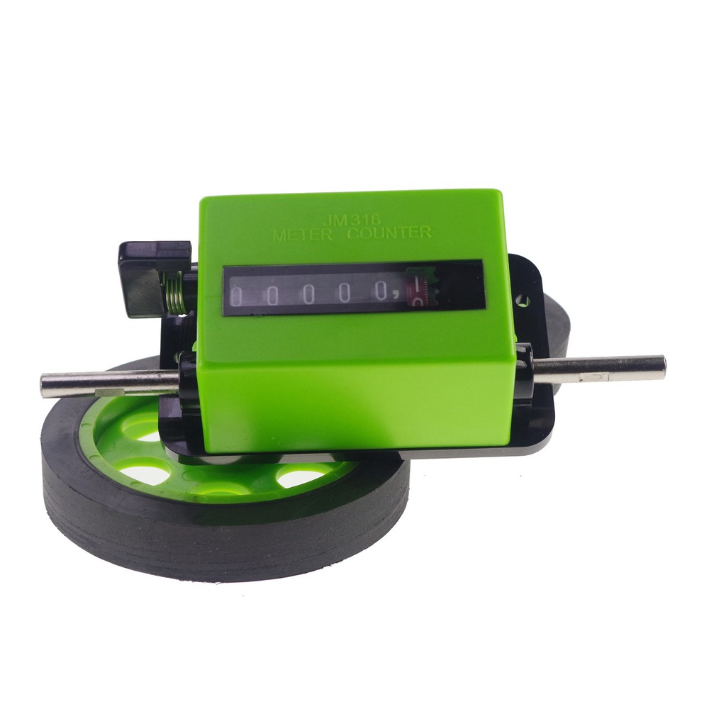 Mechanical Length Counter Meter Counter With 2 Rolling Wheels