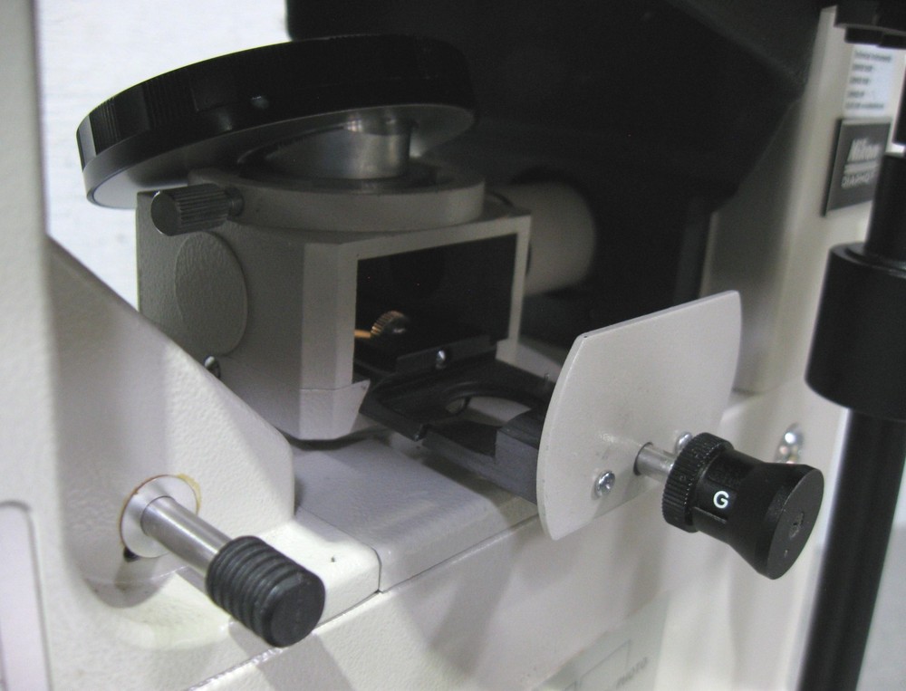 C200645 Nikon Diaphot Inverted Microscope, Hoffman Modulation Contrast, Epi-Ill