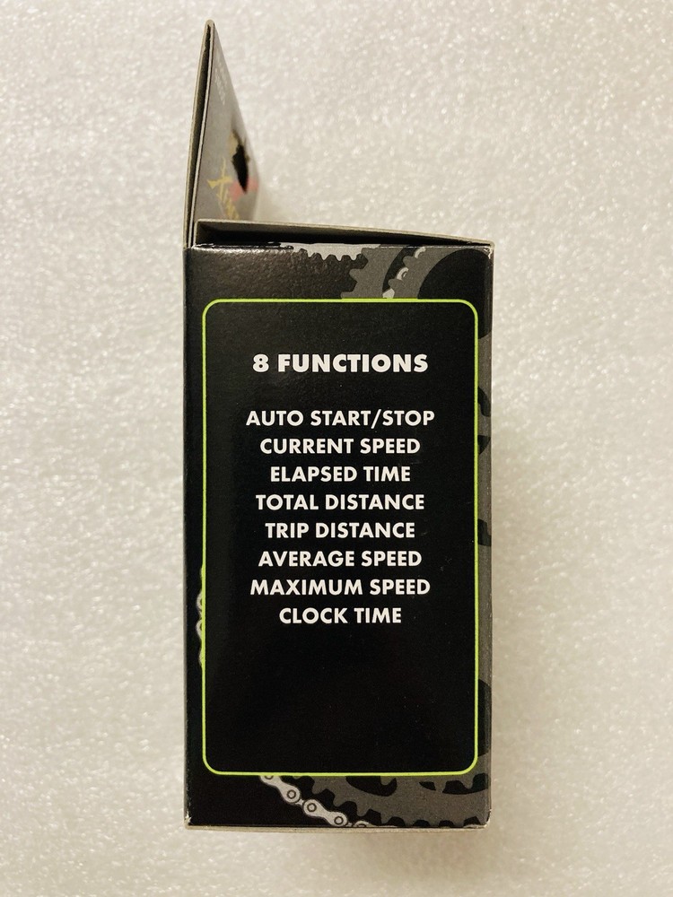 X Factor 8 Function Battery Powered Bicycle Computer Model 94035