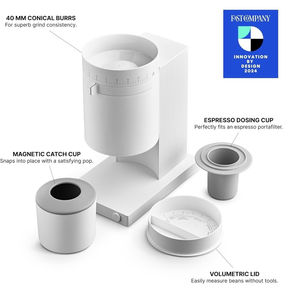 Fellow Opus Conical Burr Coffee Grinder - Espresso Grinder with 41 Settings