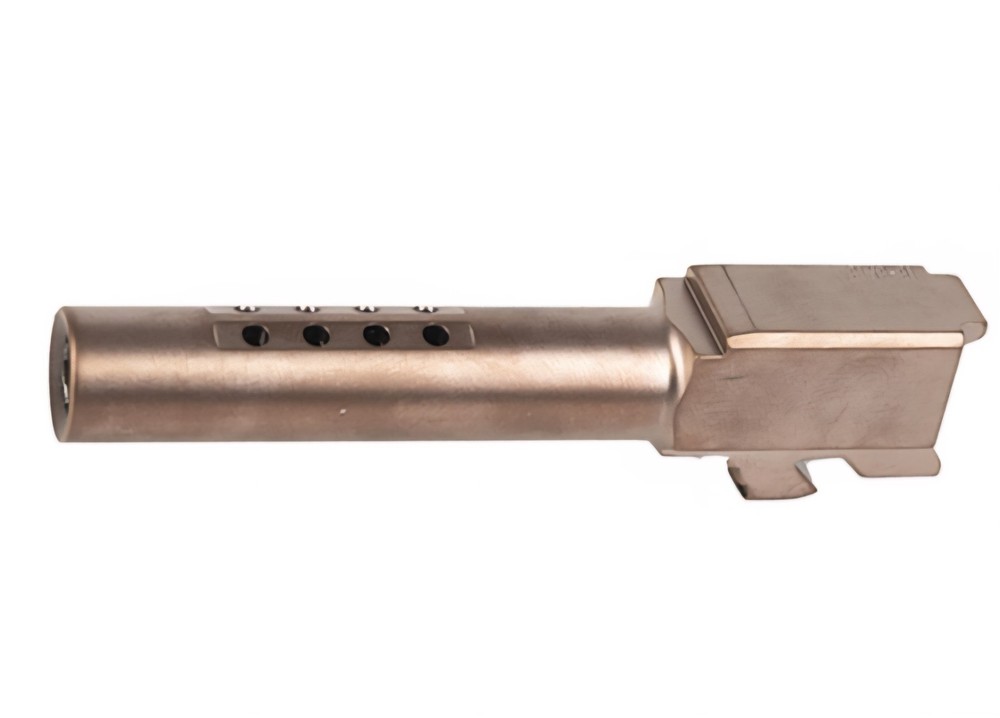 Glock 19 Ported Barrel - G1-4 - BRONZE