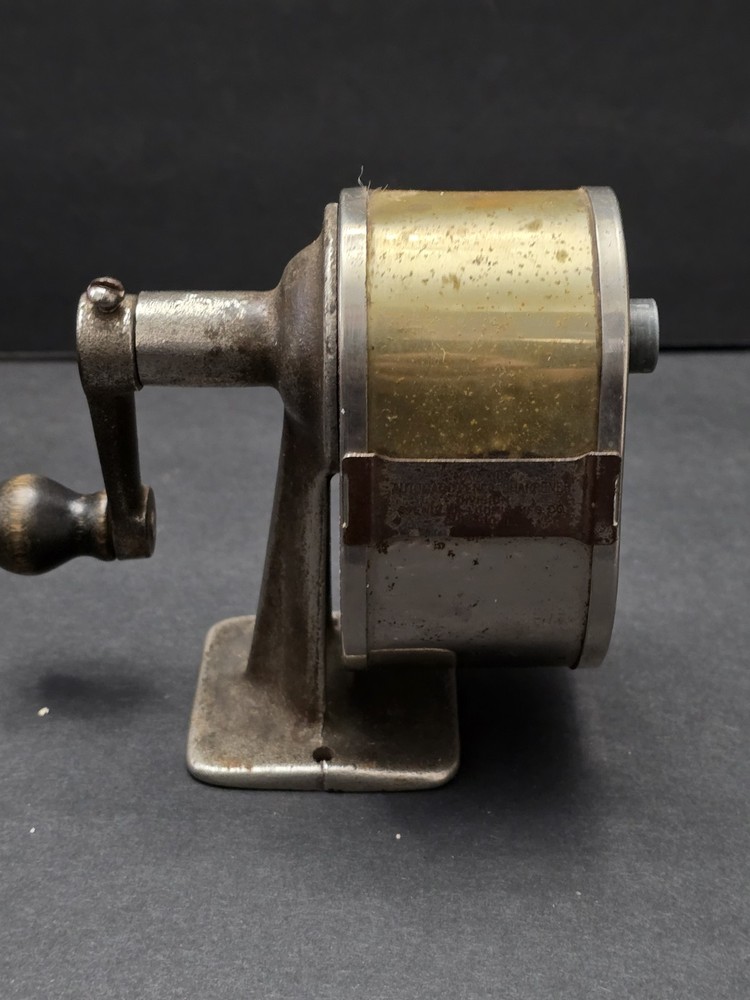 Vintage APSCO Giant Pencil Sharpener - Advertising Sides - Working