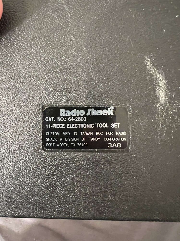 Radio Shack Container W/ Soldering Related Items UNTESTED