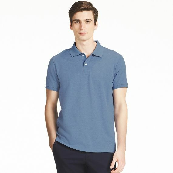 Men's Polo Shirt Dri-Fit Quick-Dry Golf Sports Tee Cotton Jersey Plain T Shirt