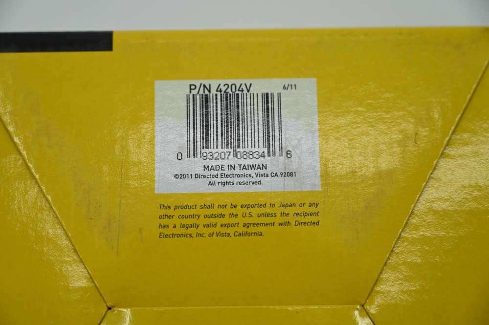 Viper Model 4204 Remote Start with Keyless Entry System NEW in Box