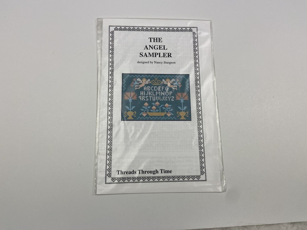 Threads Through TIme The Angel Sampler Counted Cross Stitch Pattern