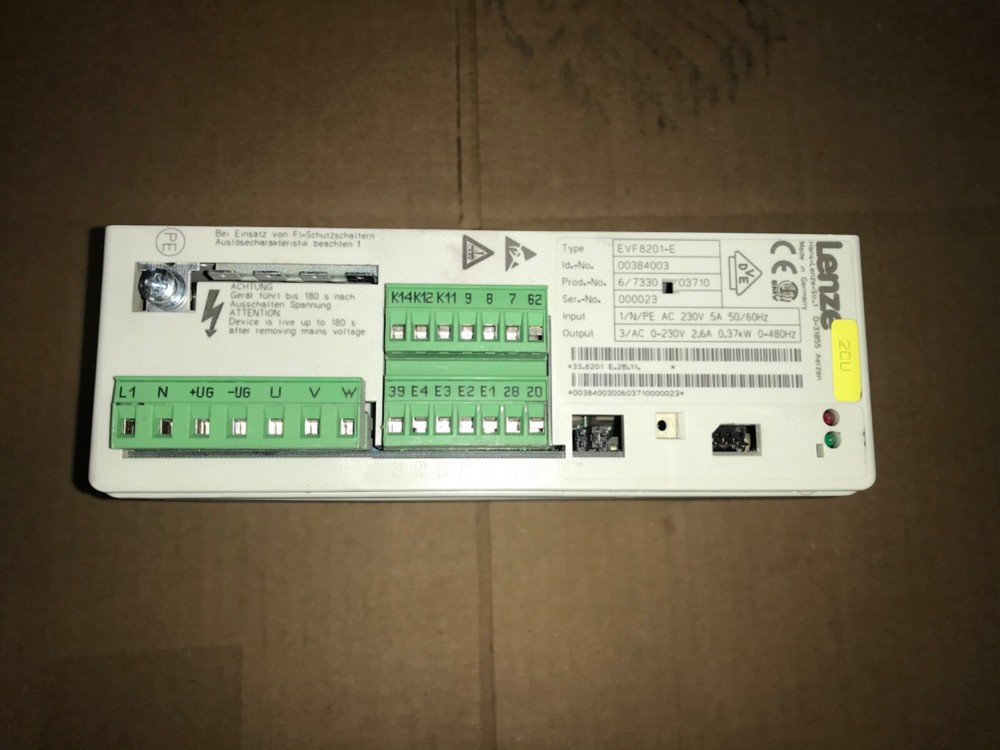 LENZE arrive, #EVF8201-E, #D-31855, .37kw, pre-owned, (DR-4636)