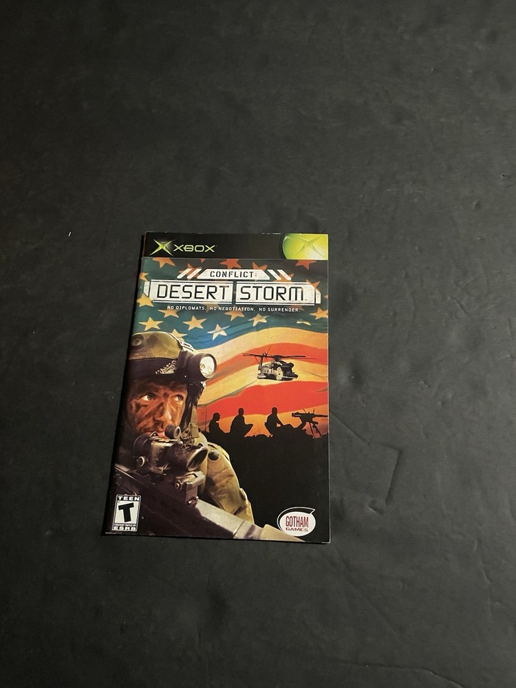 conflict desert storm xbox Manual only