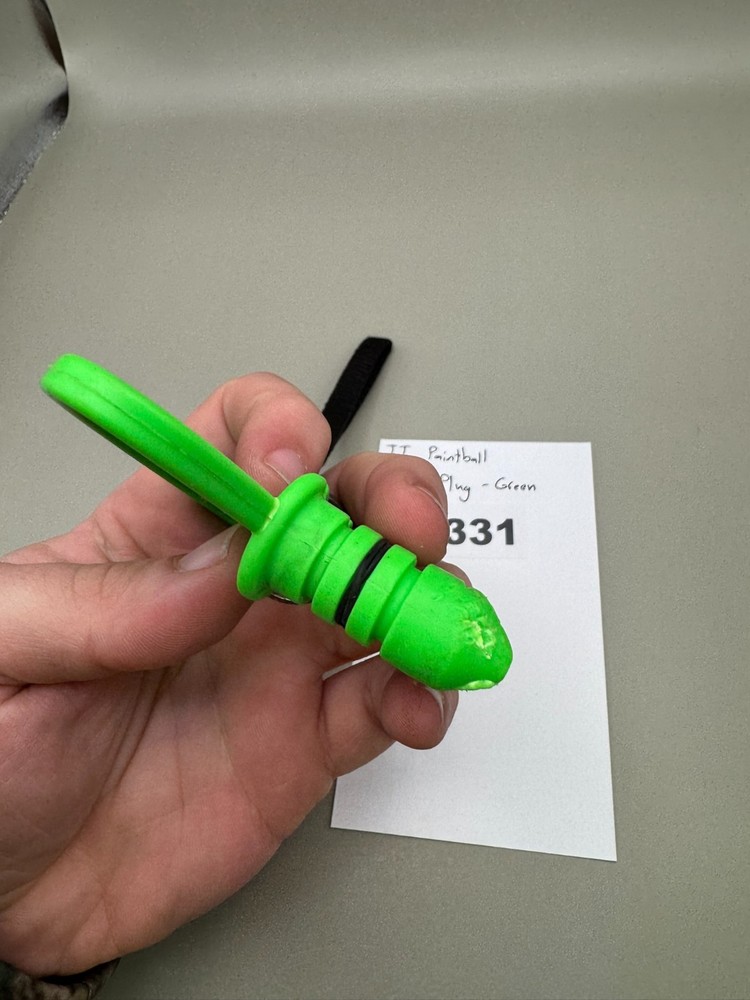 JT Paintball Barrel Plug-Green