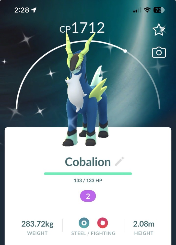 Pokemon Go Shiny Cobalion