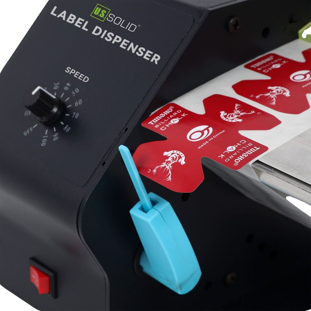 U.S. Solid Automatic Label Dispenser 4.7 in Width 7.88 in Roll Diameter