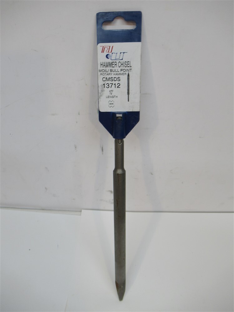 Tru Cut 13712, 10" Moil Point, SDS Plus