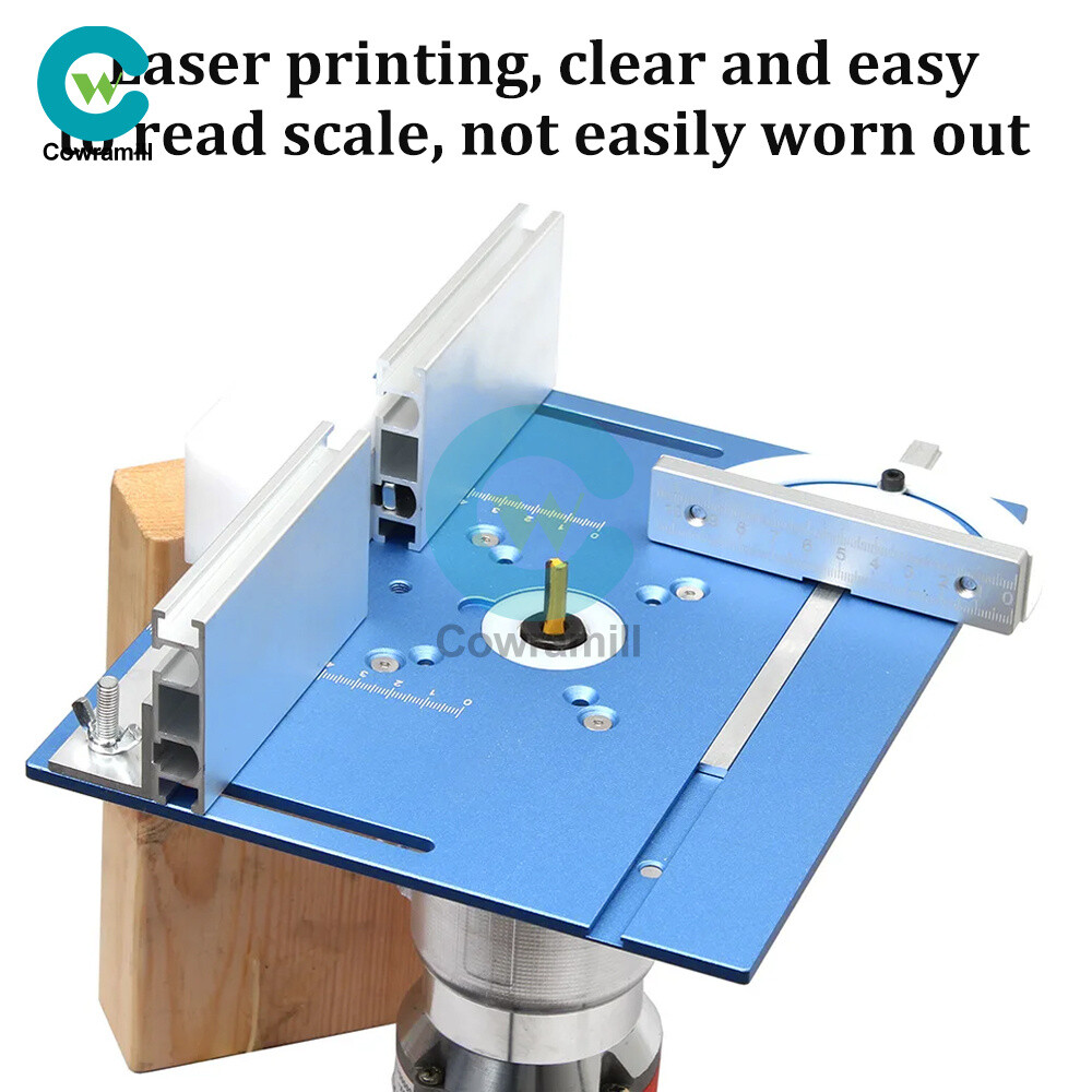 Electric Router Table Insert Milling Flip Plate Durable Wood Working Benche