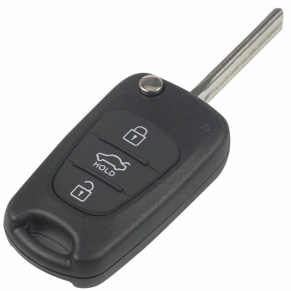 Key shell 3 buttons remote control compatible Hyundai i30 body cover