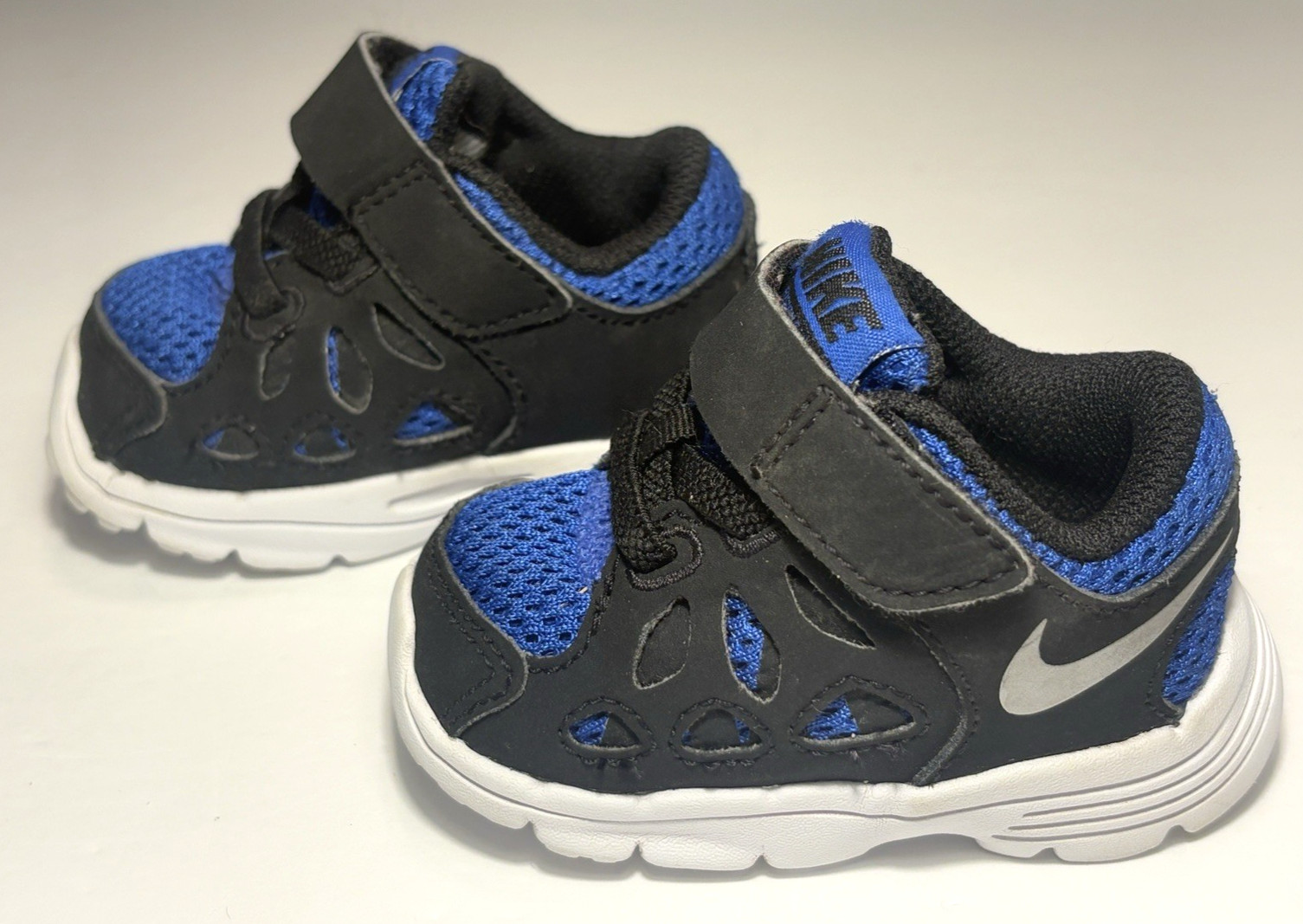 Nike Baby Shoes Black Blue Sneakers Infant Size 2C