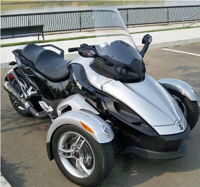 Calsci 23" Large Windshield for Spyder RS, RS-S, GS