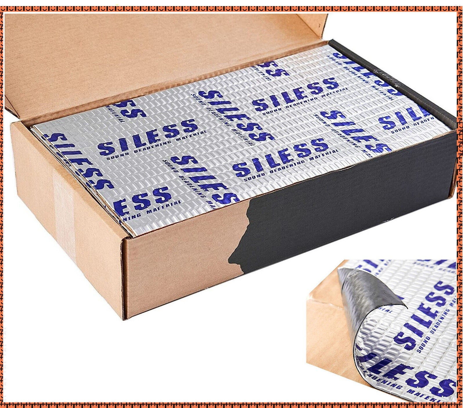 52 sqft Car Sound Deadening mat Butyl Automotive Sound Deadener Noise Insulation