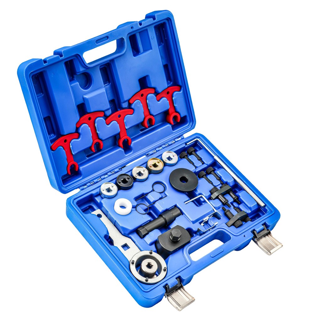 Engine Timing Tool Kit Camshaft Locking Tool XC4111C 23pc for Audi VW Blue Box