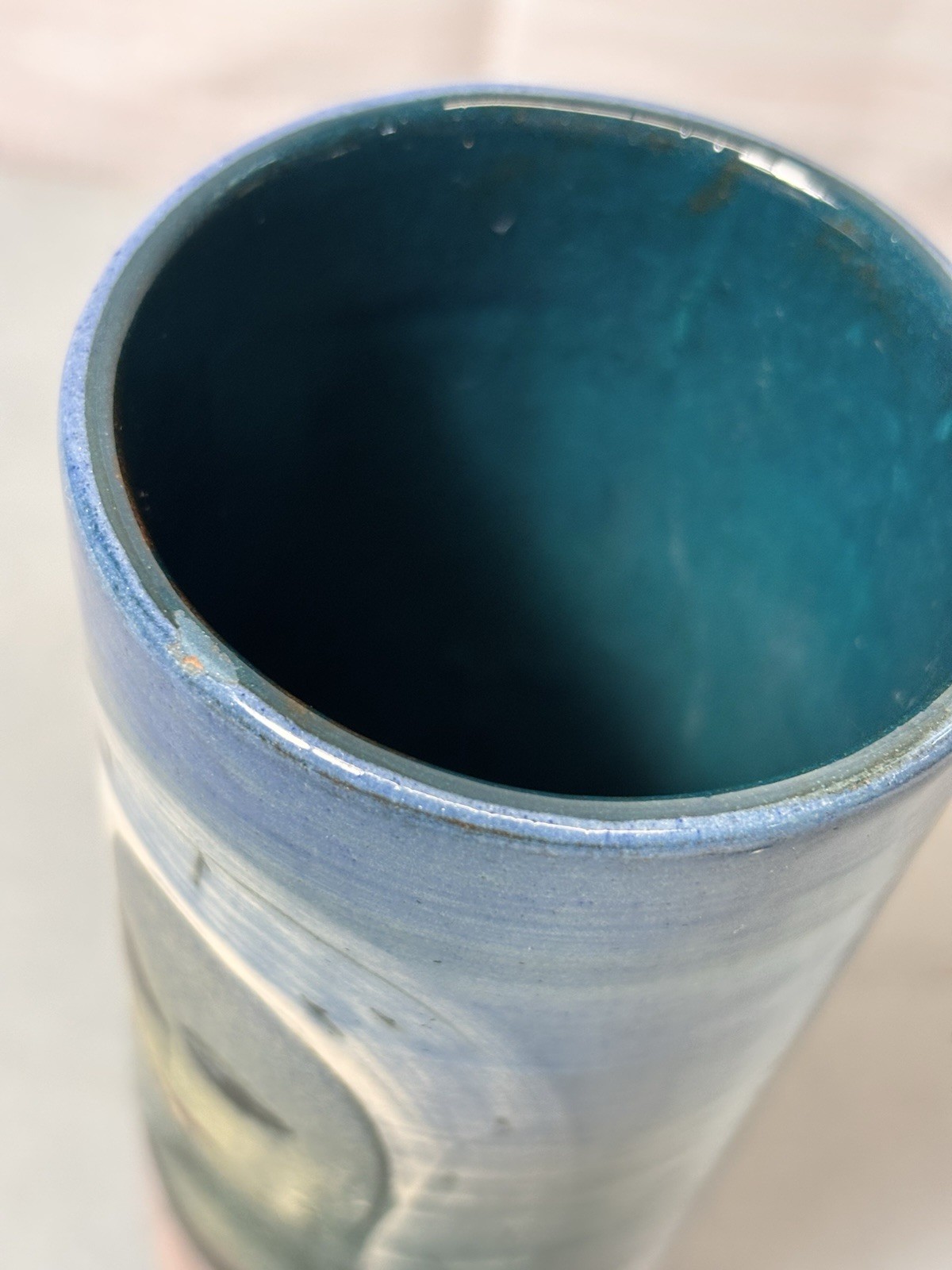 Polia Pillin Mid Century Modern Studio Art Pottery ceramic vase