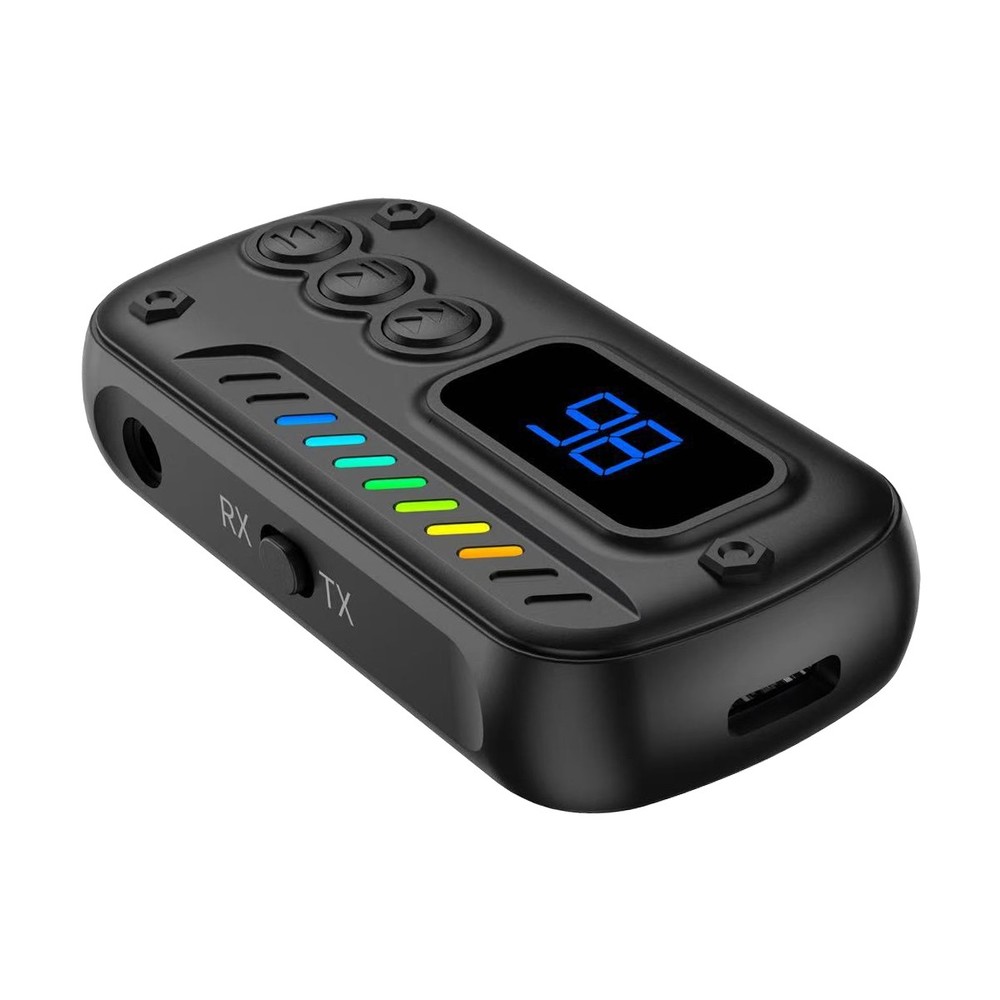 Bluetooth Transmitter Call Music Receiver AUX Adapter for Car Headphone iPod