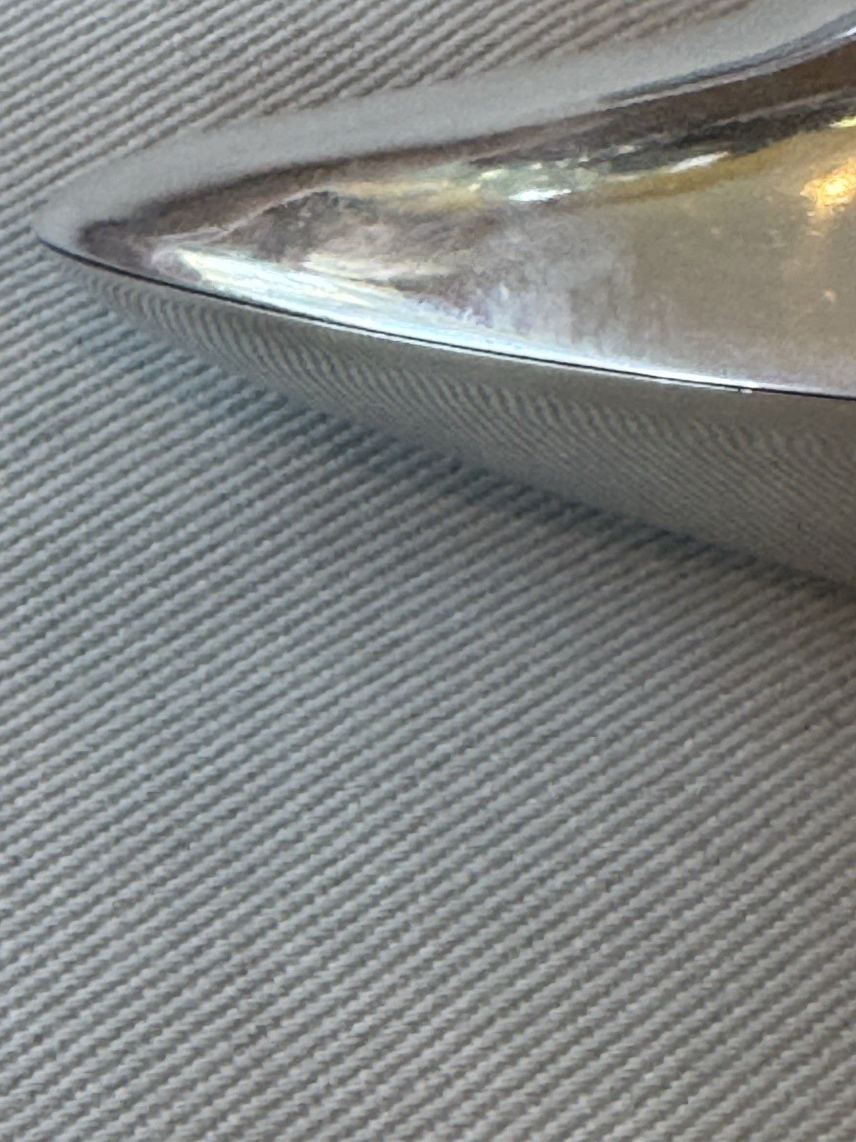 Antique Hallmarked Thailand? 90 Sterling Silver 4.25” Hinged Clam Shell Box