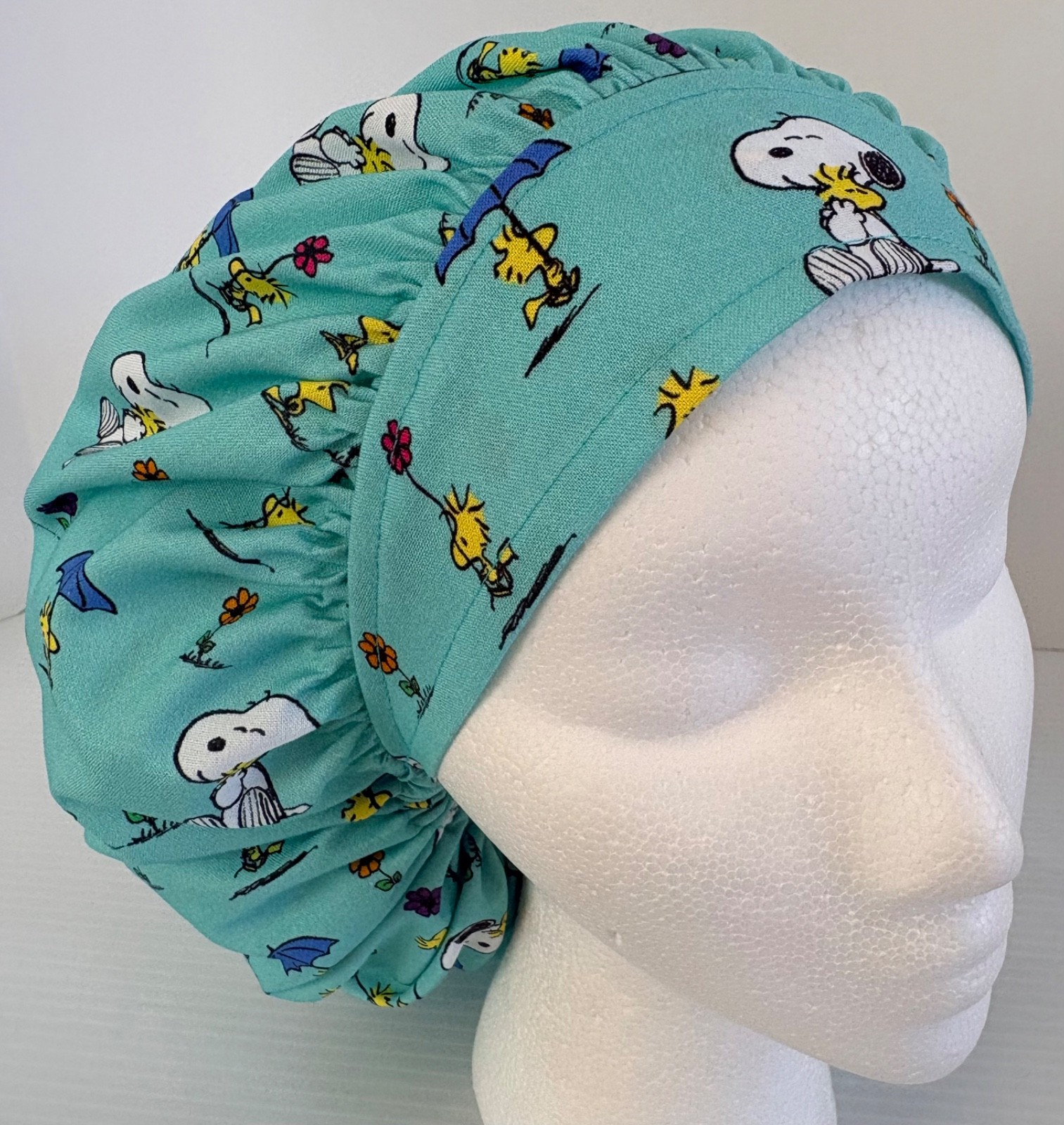 Snoopy Themed Print Size Large Medical Bouffant Scrub Cap Surgery Hat
