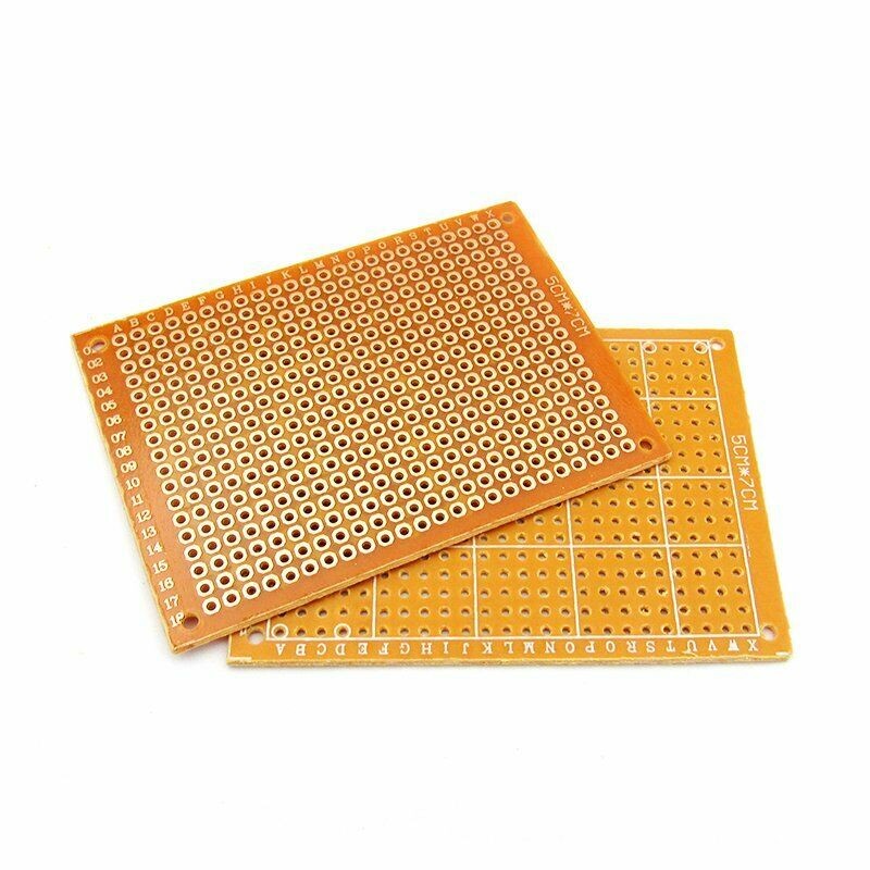 5pcs 5x7cm Perfboard DIY Prototype Paper for Soldering Electronics